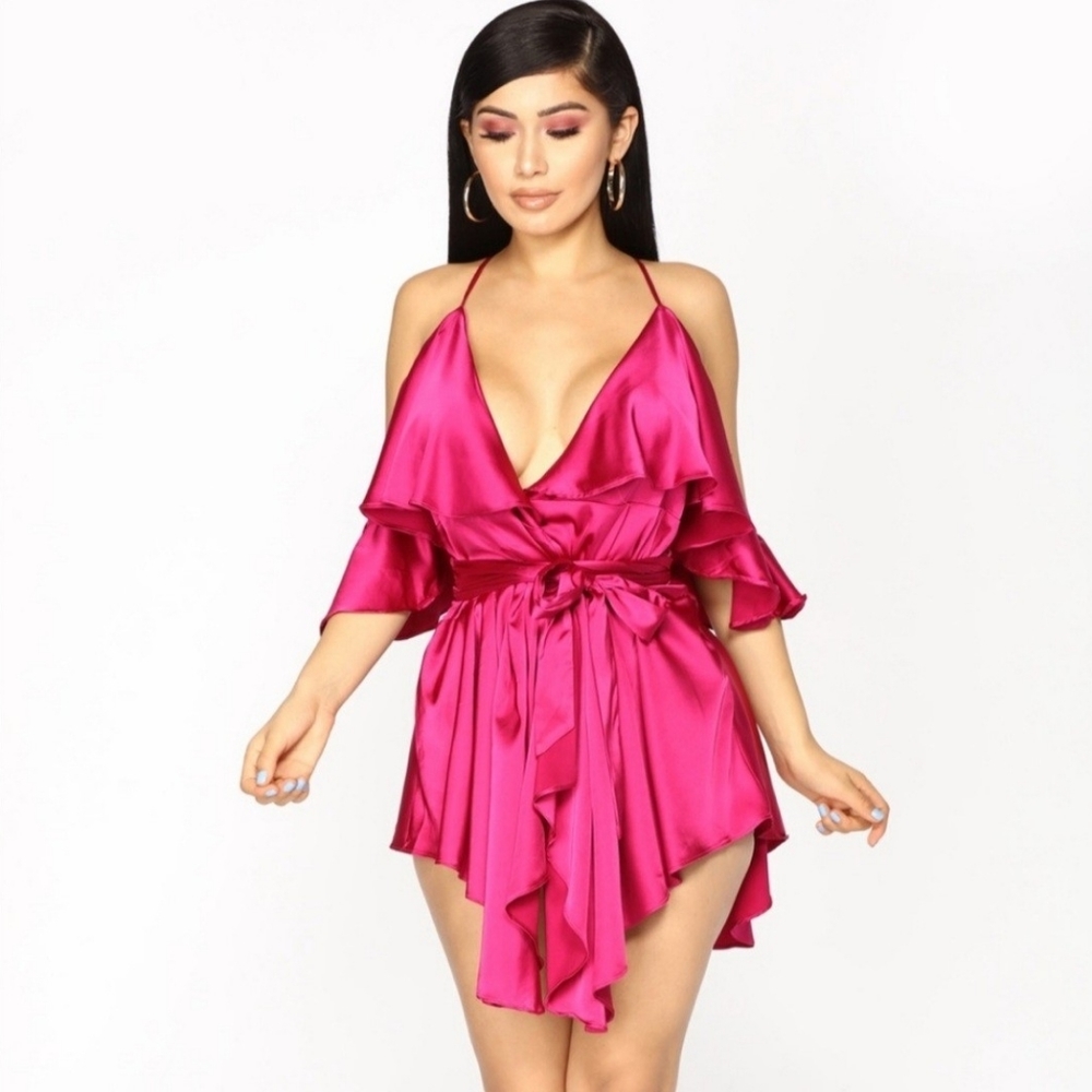 Sexy Summer satin dress